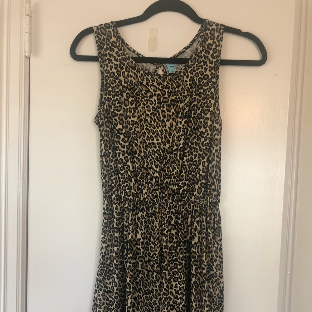 Cheetah Print Mini Dress